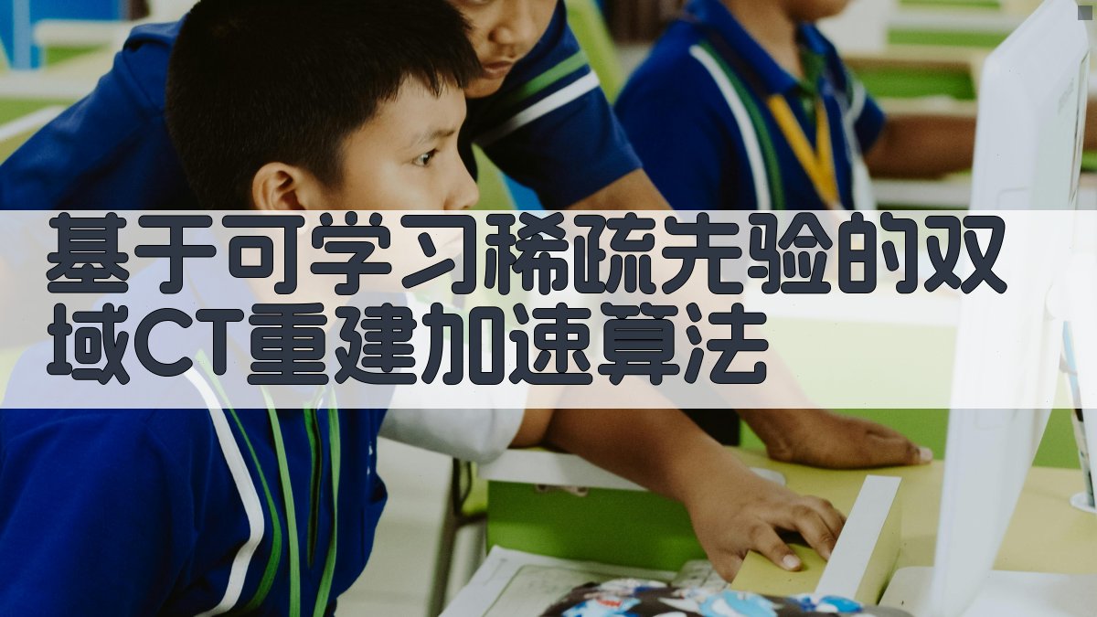 基于可学习稀疏先验的双域CT重建加速算法