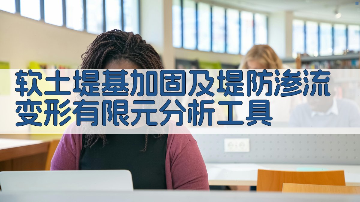 软土堤基加固及堤防渗流变形有限元分析工具