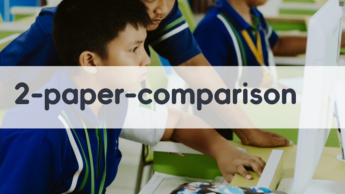 AI 2篇论文对比生成器