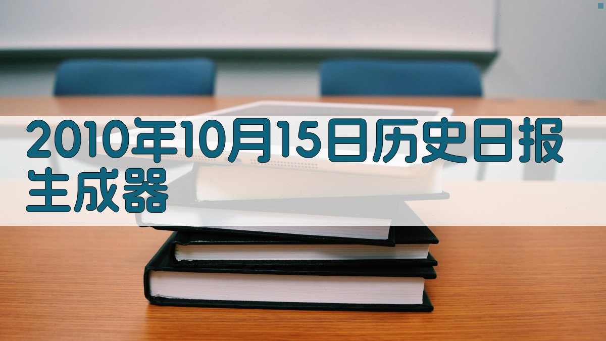 2010年10月15日历史日报