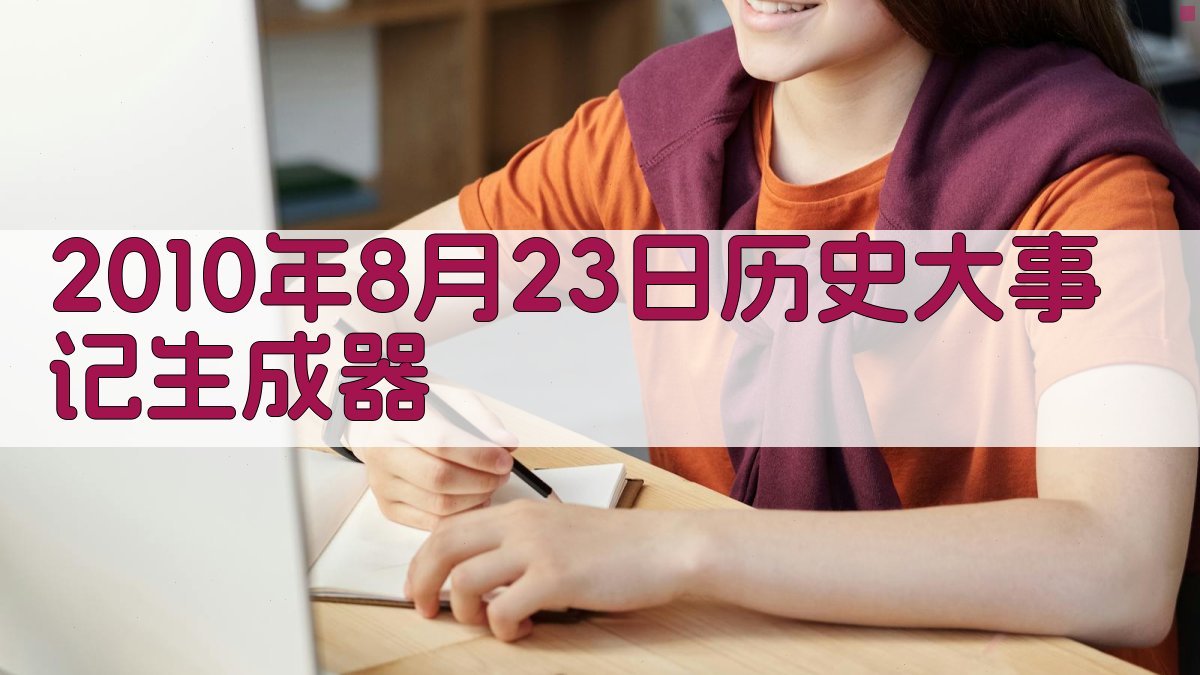 2010年8月23日历史大事记生成器