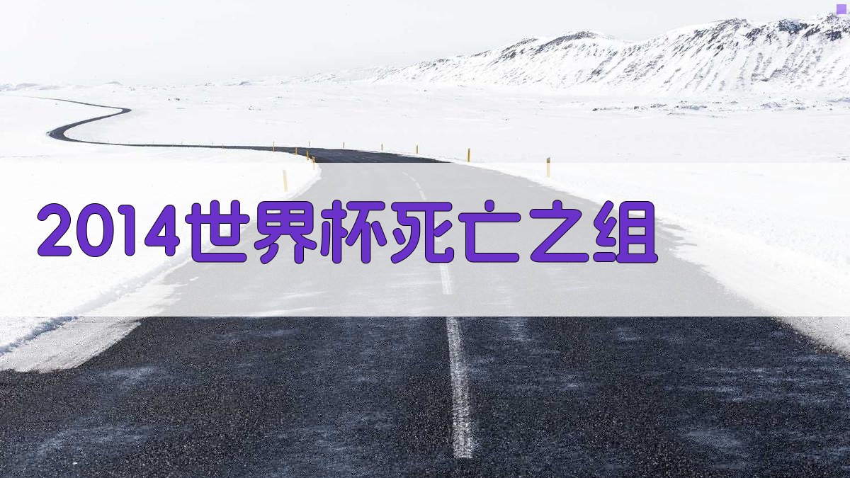 2014世界杯死亡之组分析