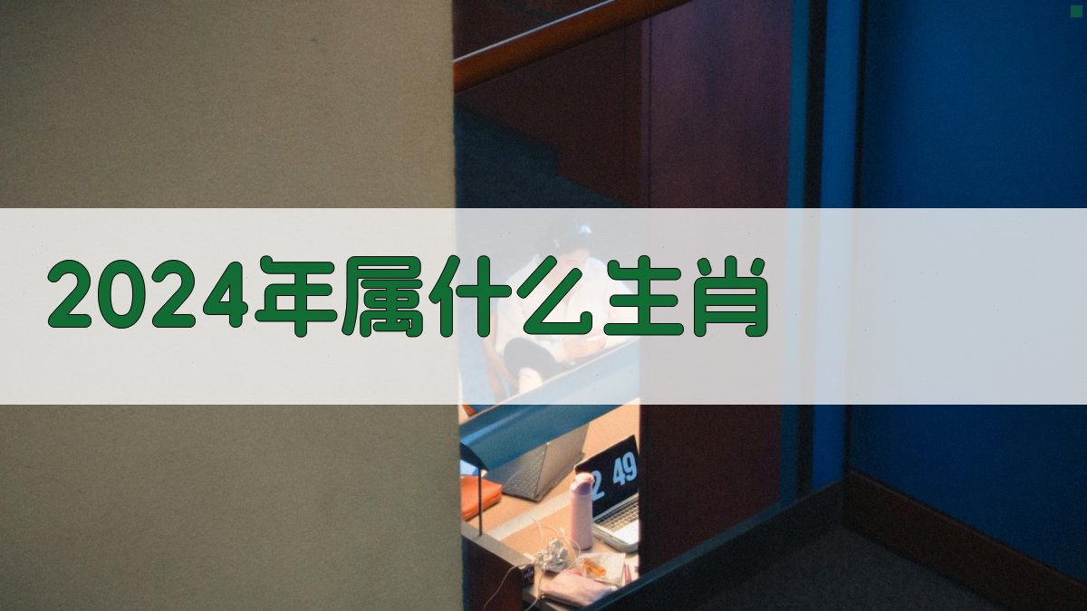 2024年属什么生肖
