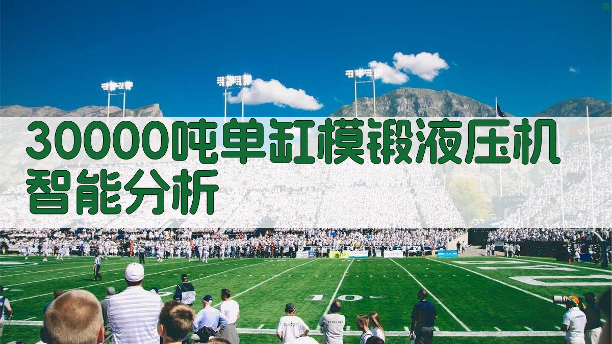 30000吨单缸模锻液压机智能分析