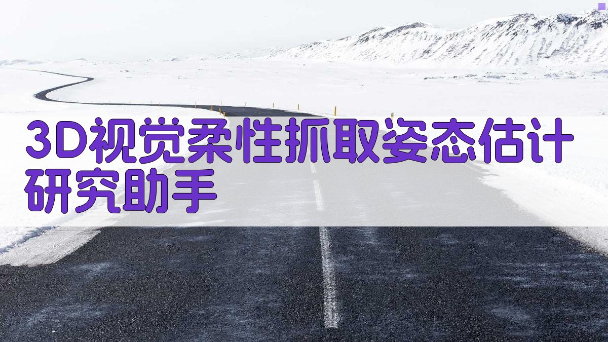 3D视觉柔性抓取姿态估计研究助手