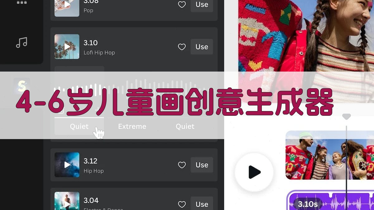 4-6岁儿童画创意生成器
