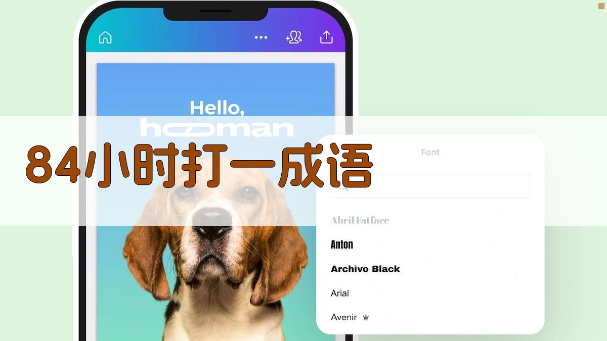 84小时打一成语