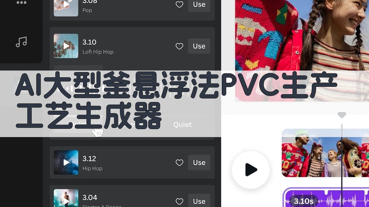 AI大型釜悬浮法PVC生产工艺生成器