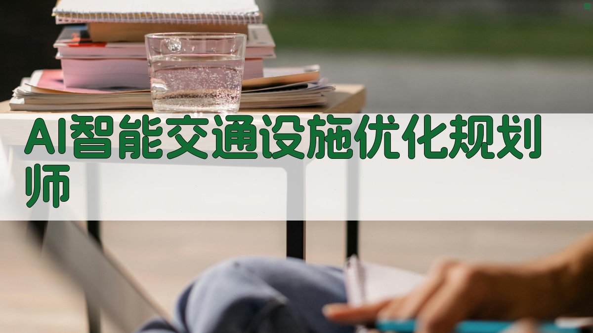 AI智能交通设施优化规划师
