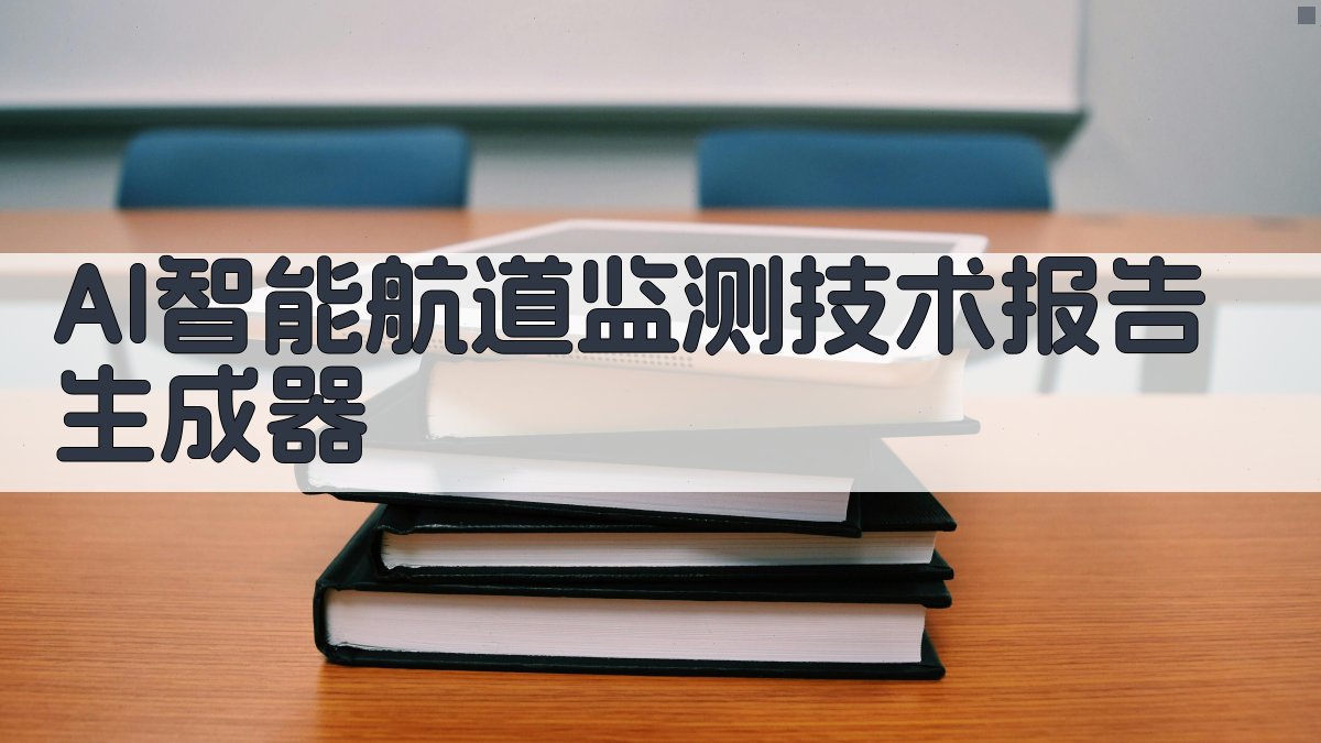 AI智能航道监测技术报告生成器