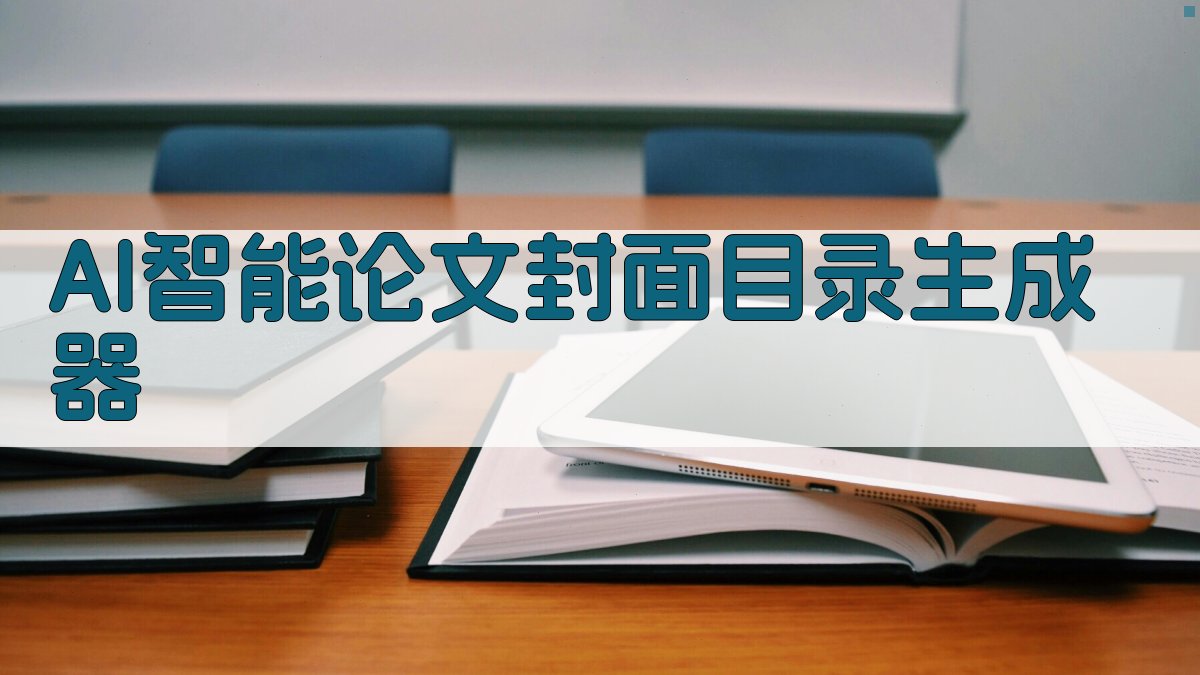 AI智能论文封面目录生成器
