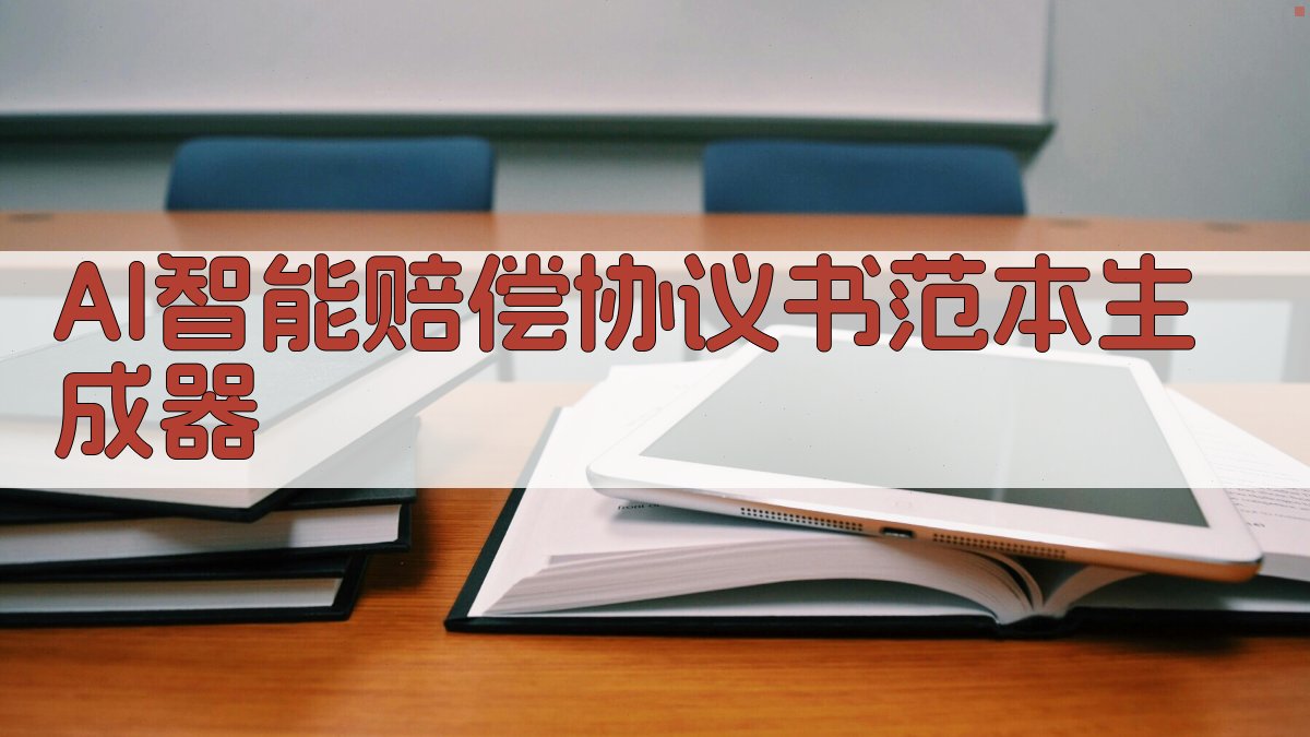 AI智能赔偿协议书范本生成器