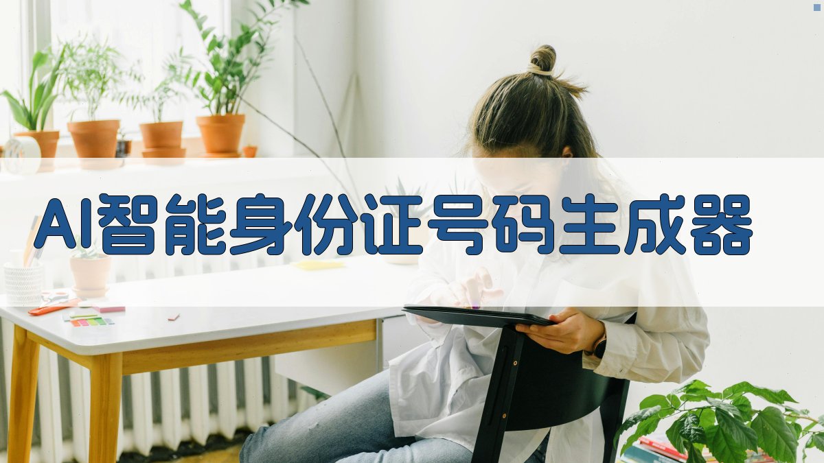 AI智能身份证号码生成器