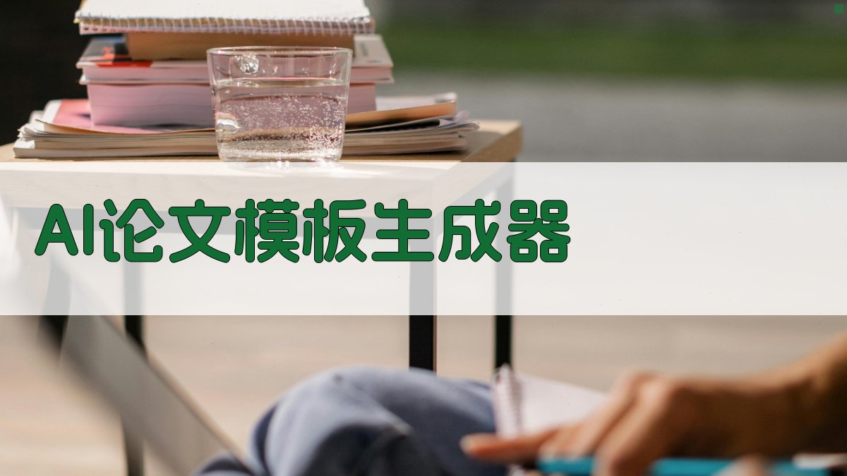 AI论文模板生成器