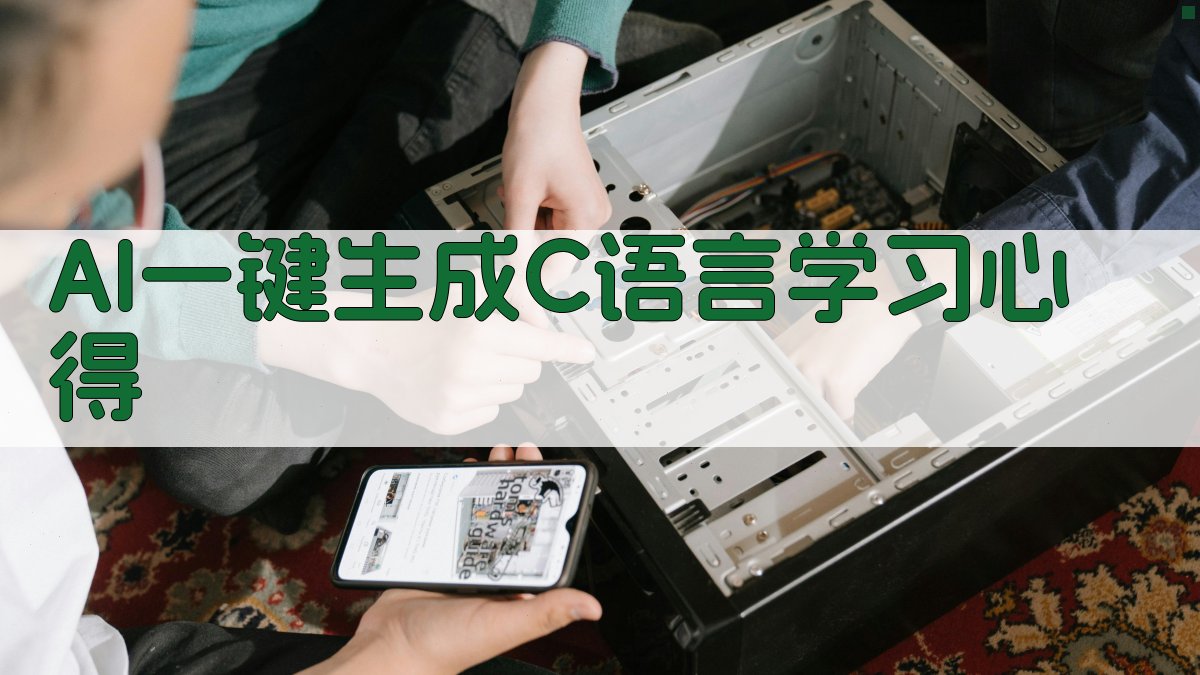 AI一键生成C语言学习心得