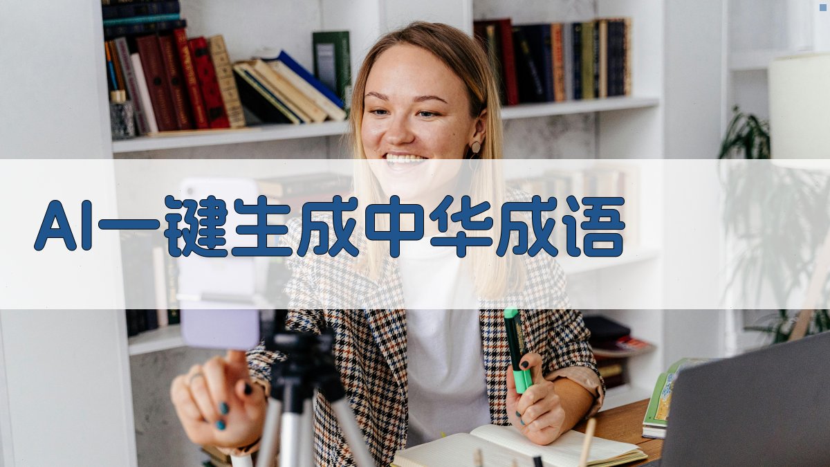 AI一键生成中华成语