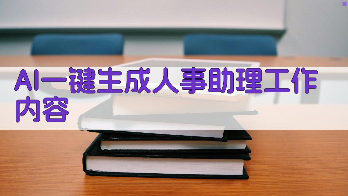 AI一键生成人事助理工作内容