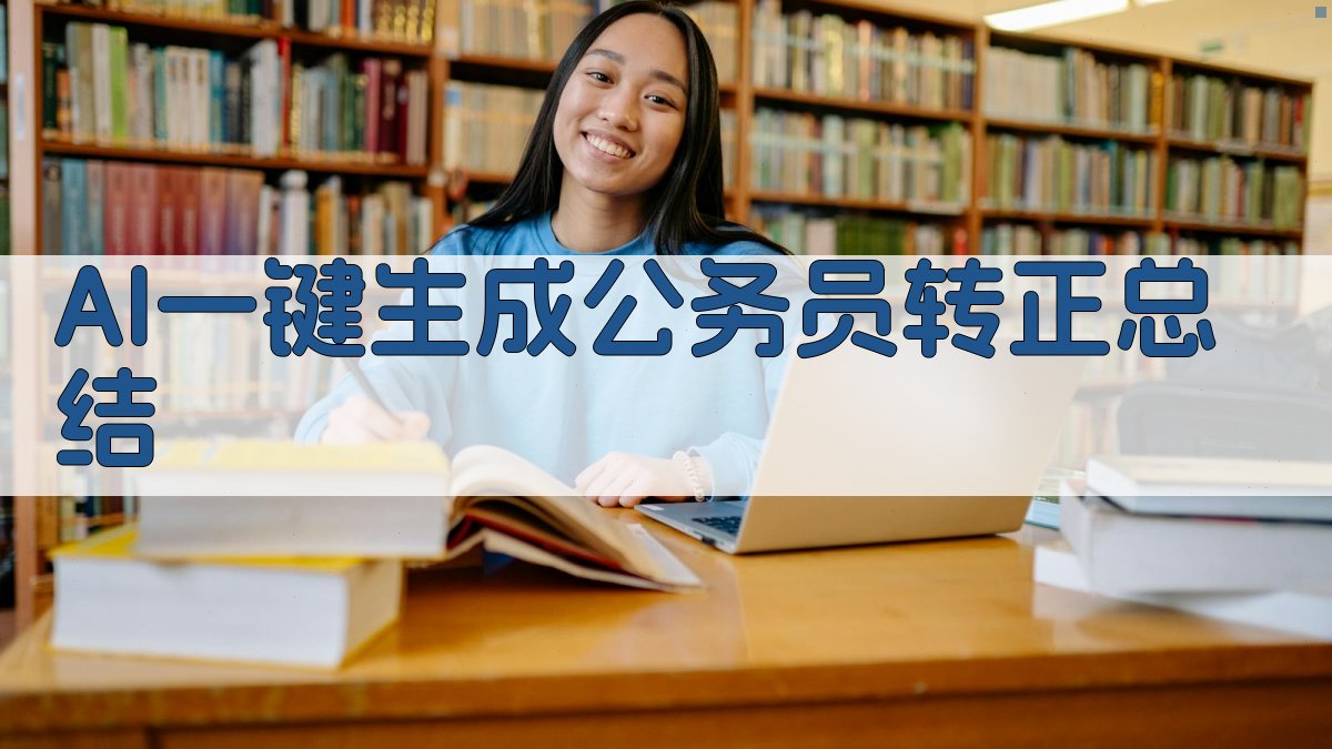 AI一键生成公务员转正总结