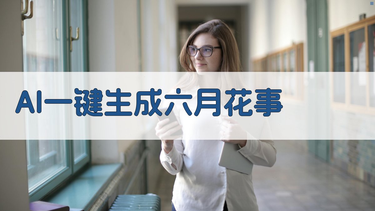 AI一键生成六月花事
