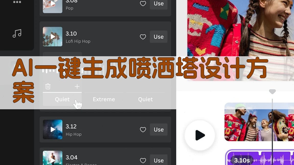 AI一键生成喷洒塔设计方案