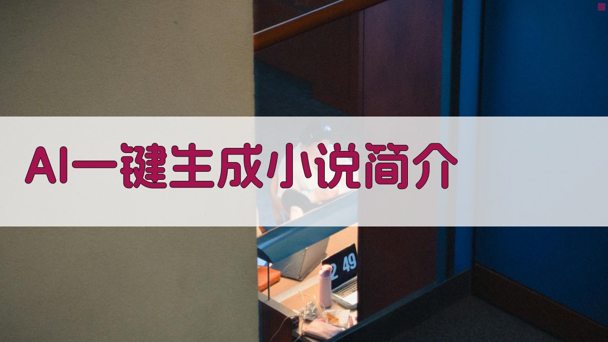 AI一键生成小说简介