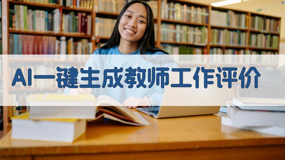 AI一键生成教师工作评价