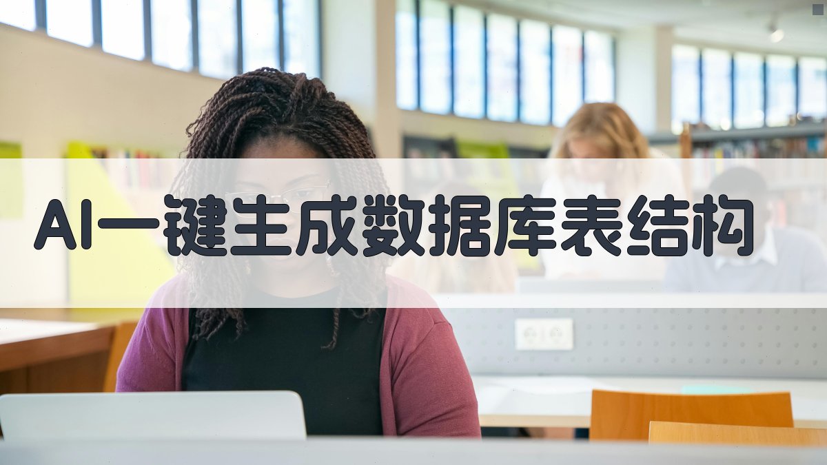 AI一键生成数据库表结构