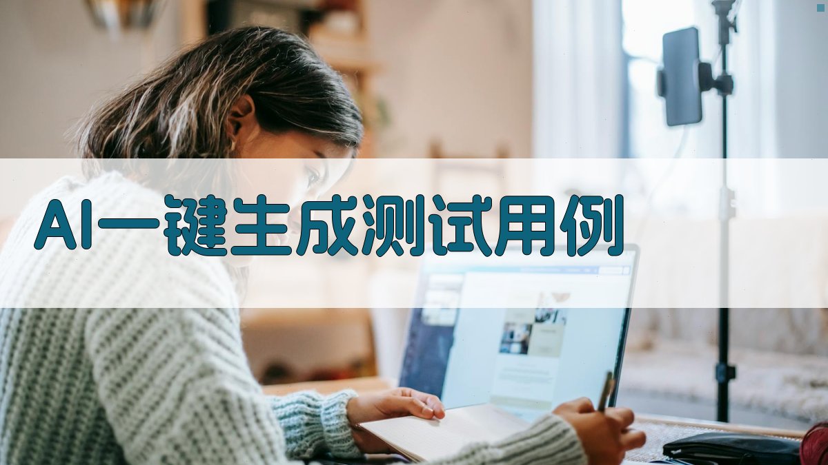 AI一键生成测试用例