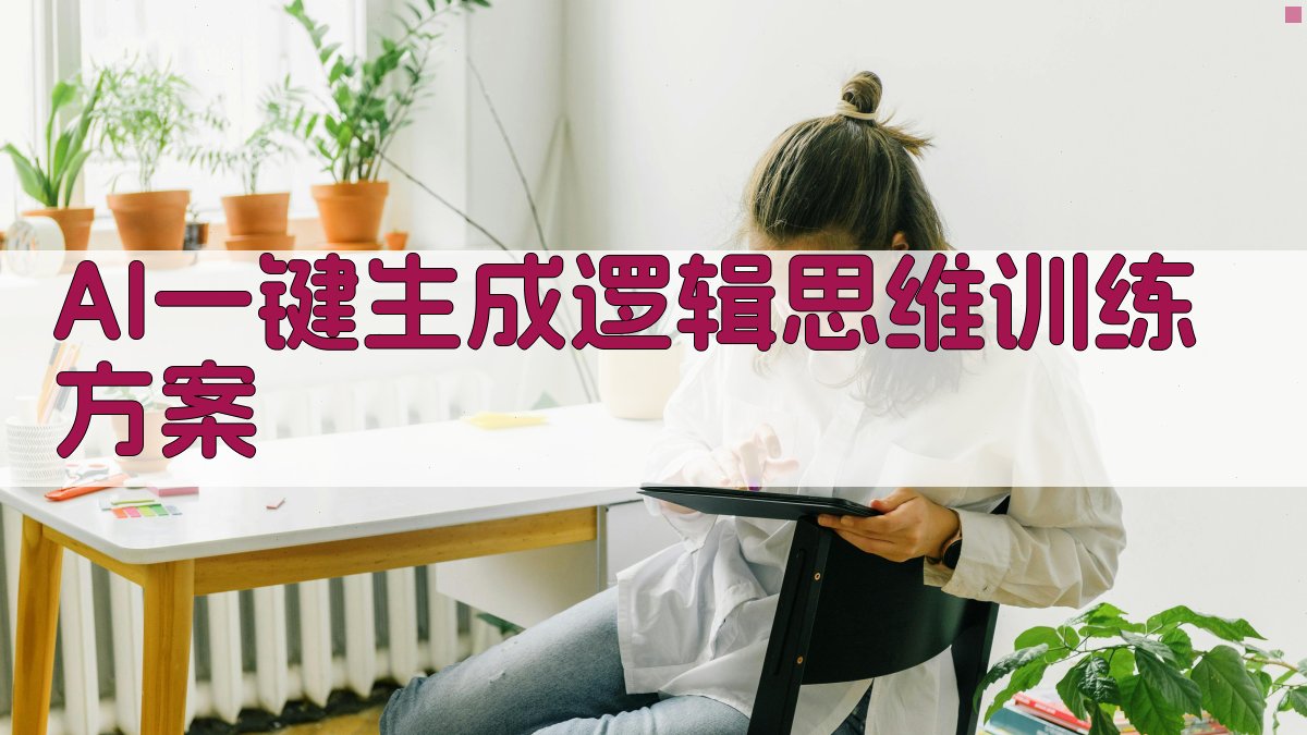 AI一键生成逻辑思维训练方案