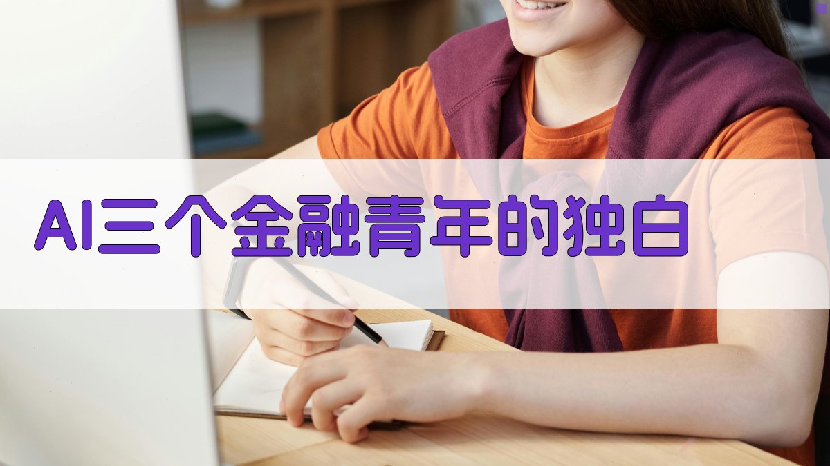 AI三个金融青年的独白