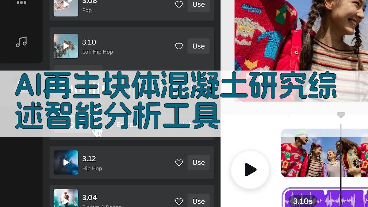 AI再生块体混凝土研究综述智能分析工具