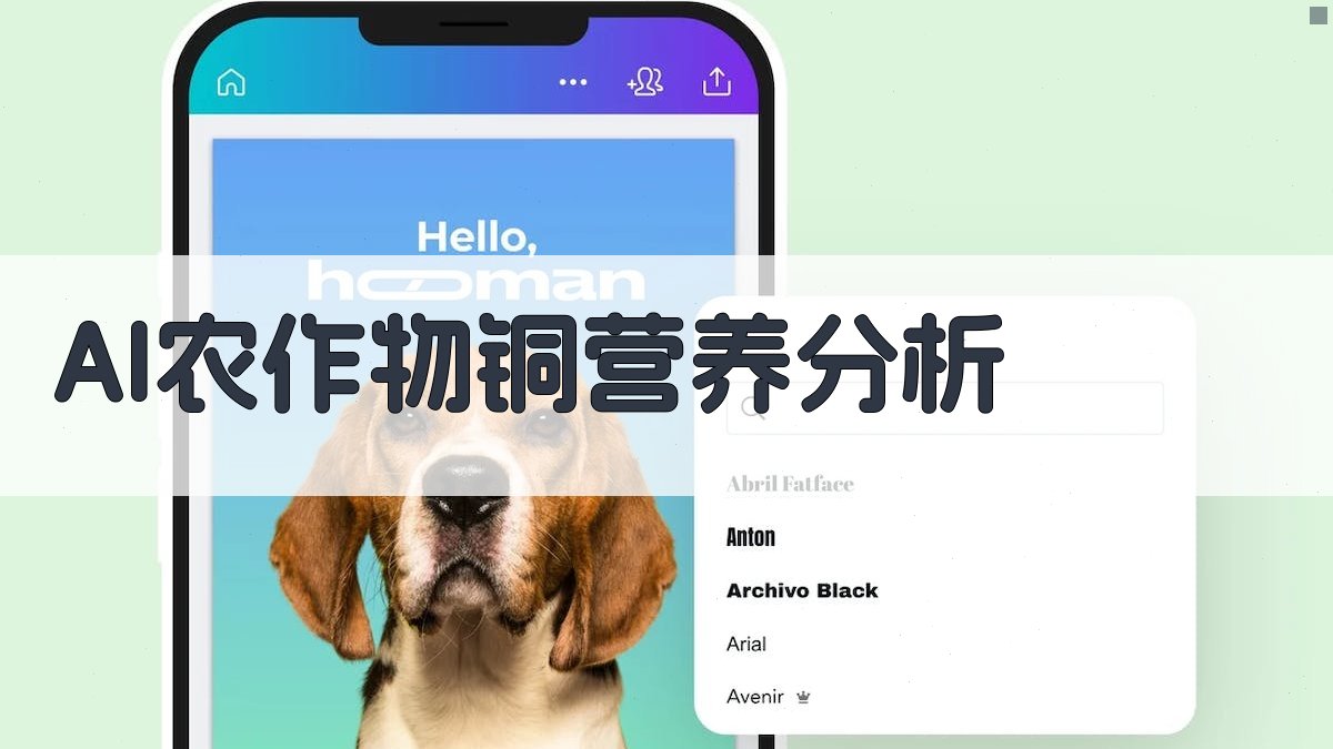AI农作物铜营养分析