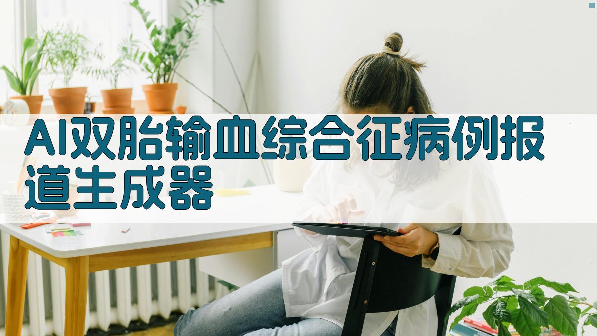 AI双胎输血综合征病例报道生成器