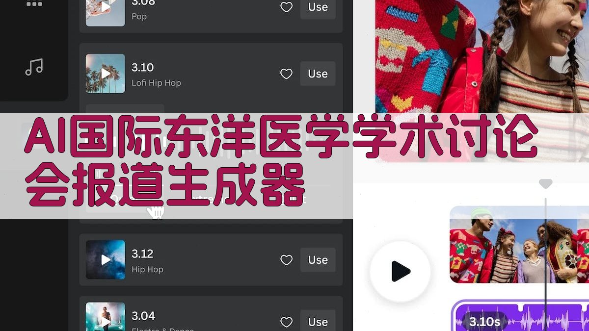 AI国际东洋医学学术讨论会报道生成器