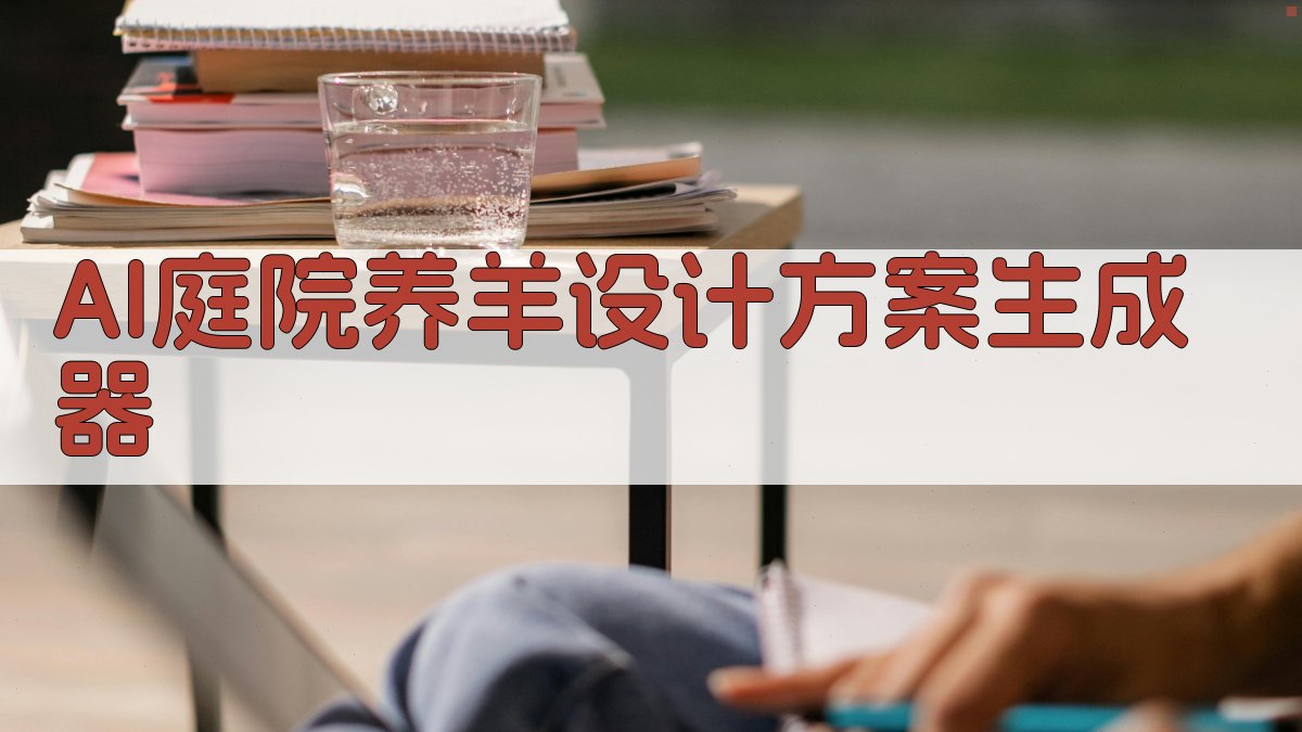 AI庭院养羊设计方案生成器