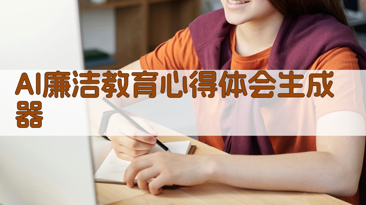 AI廉洁教育心得体会生成器