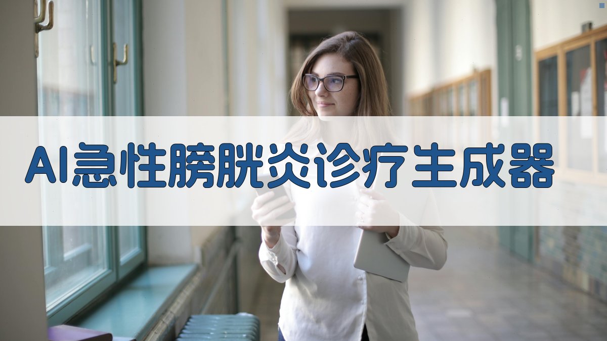AI急性膀胱炎诊疗助手