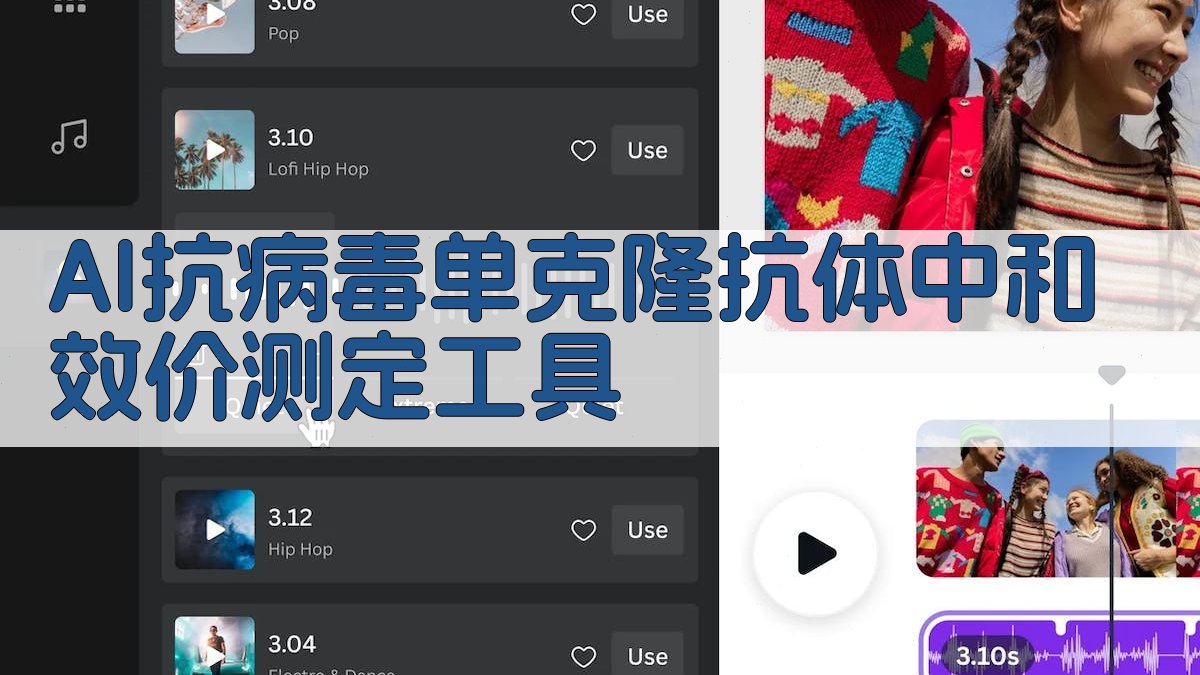 AI抗病毒单克隆抗体中和效价测定工具