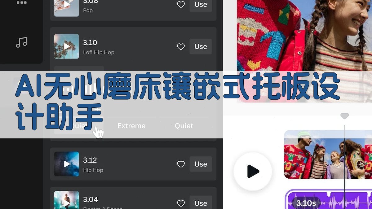 AI无心磨床镶嵌式托板设计助手