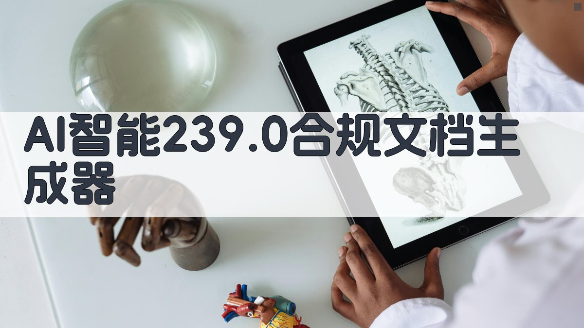 AI智能239.0合规文档生成器