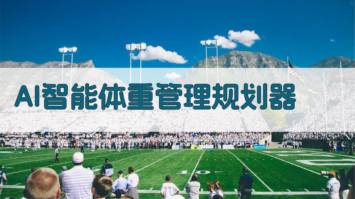 AI智能体重管理规划器