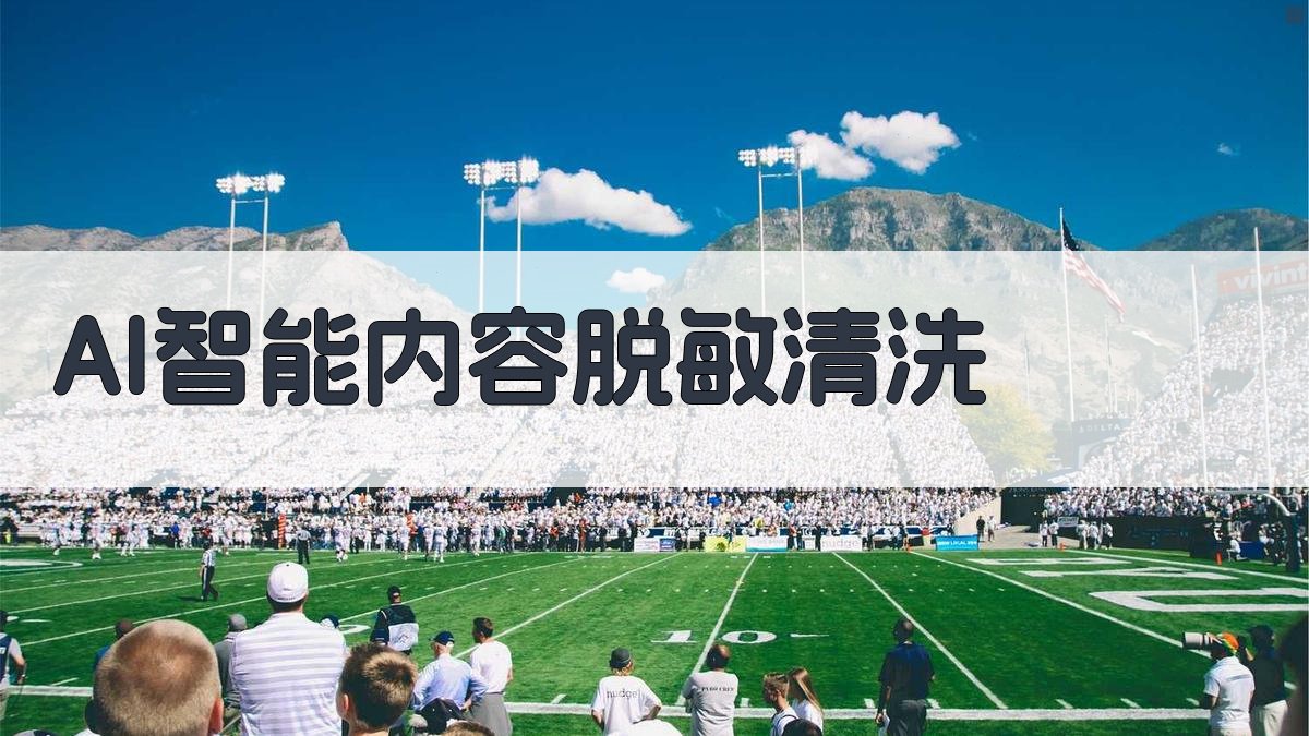 AI智能内容脱敏清洗