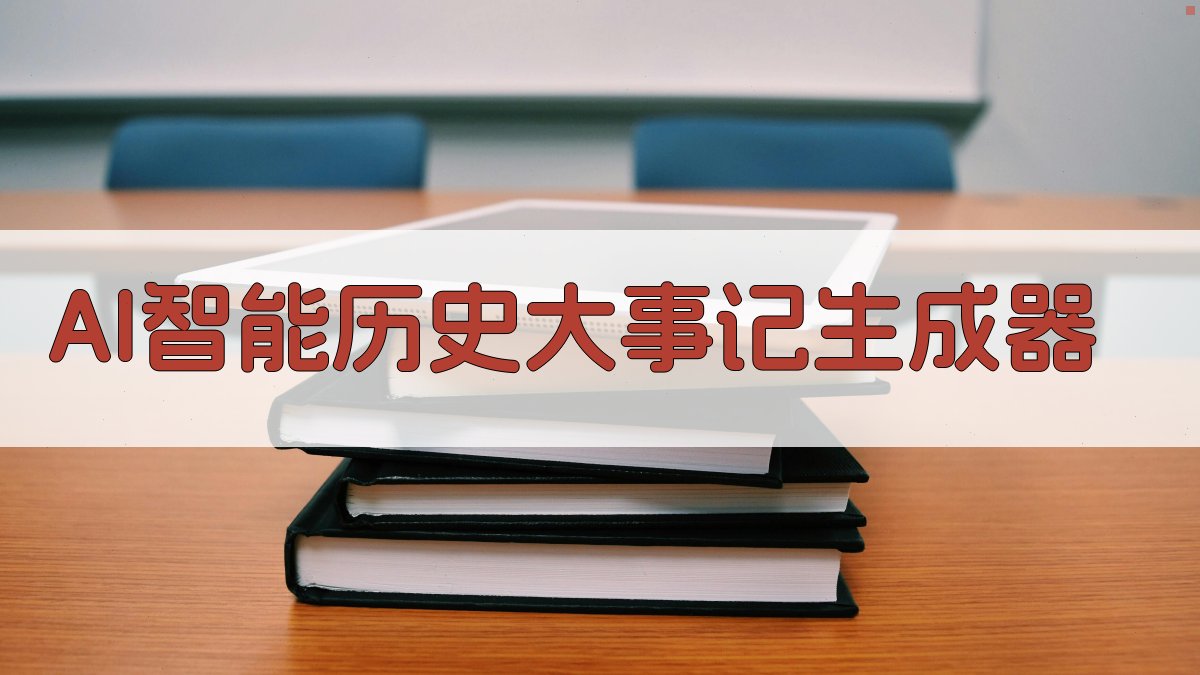 AI智能历史大事记生成器