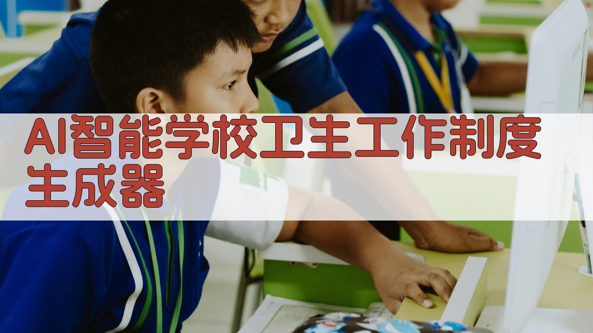 AI智能学校卫生工作制度生成器