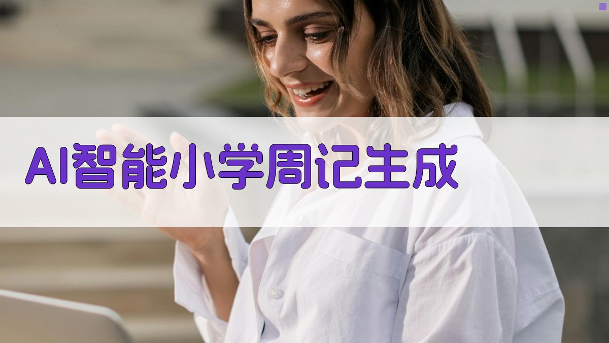 AI智能小学周记生成