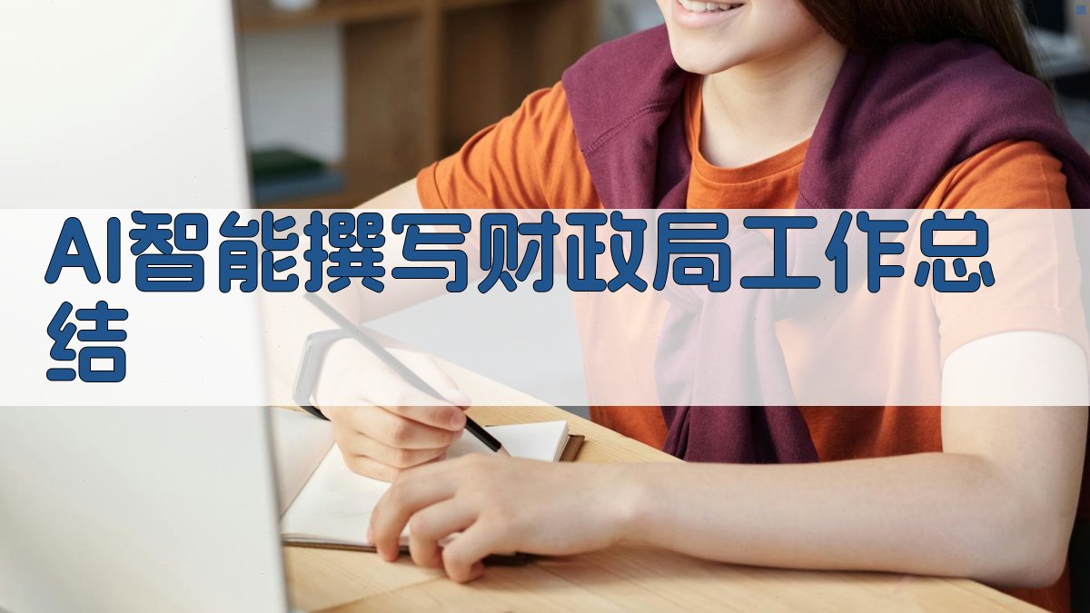 AI智能撰写财政局工作总结