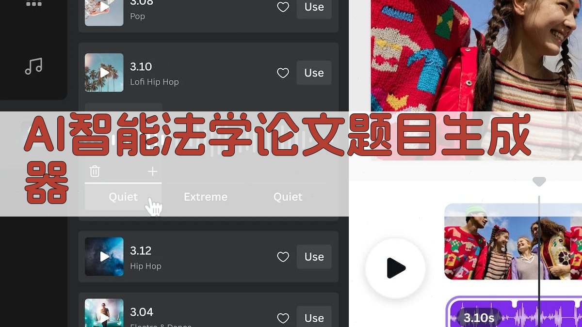 AI智能法学论文题目生成器