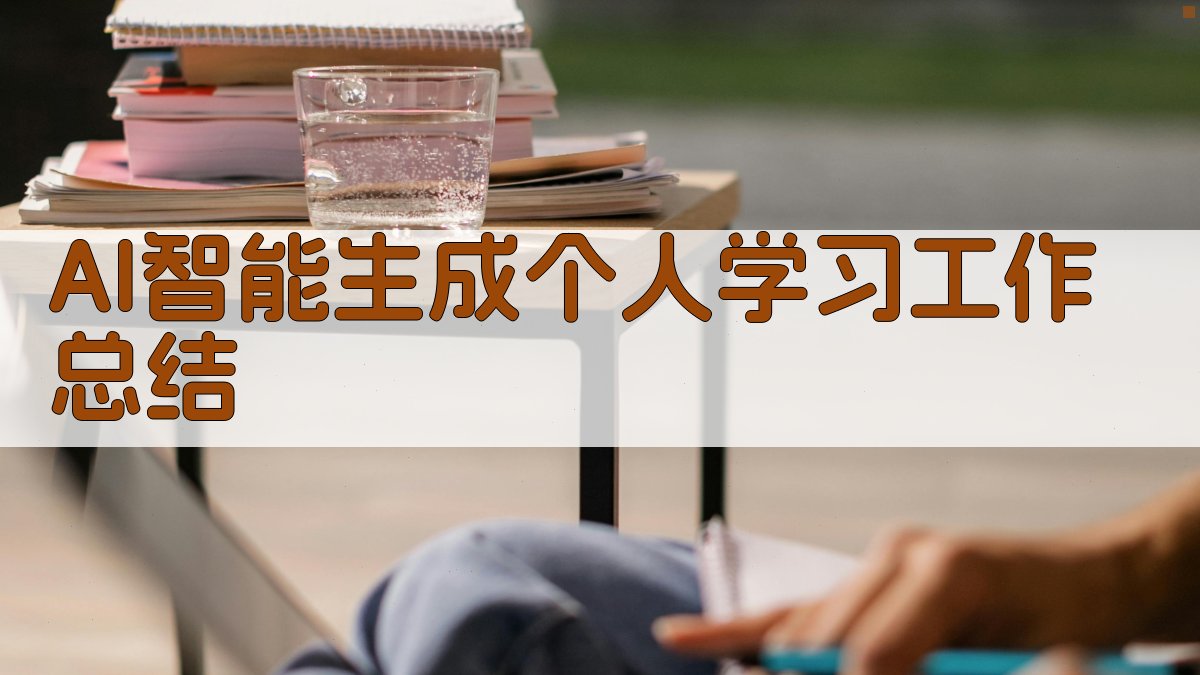 AI智能生成个人学习工作总结