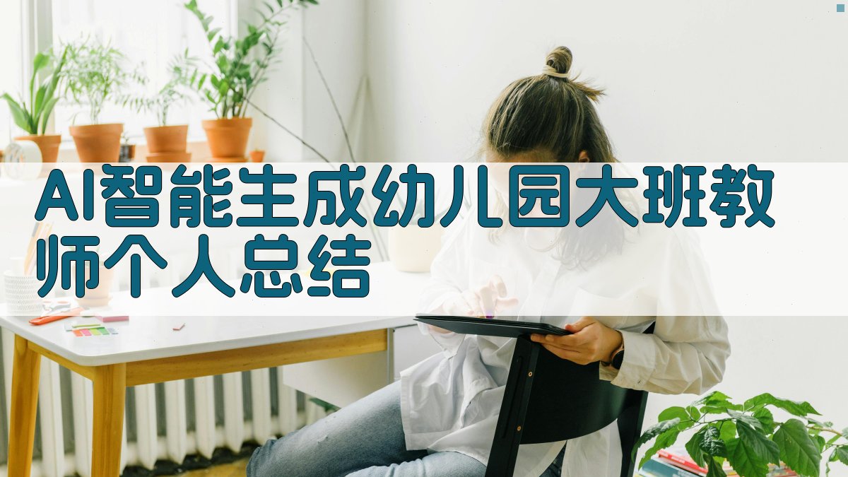 AI智能生成幼儿园大班教师个人总结