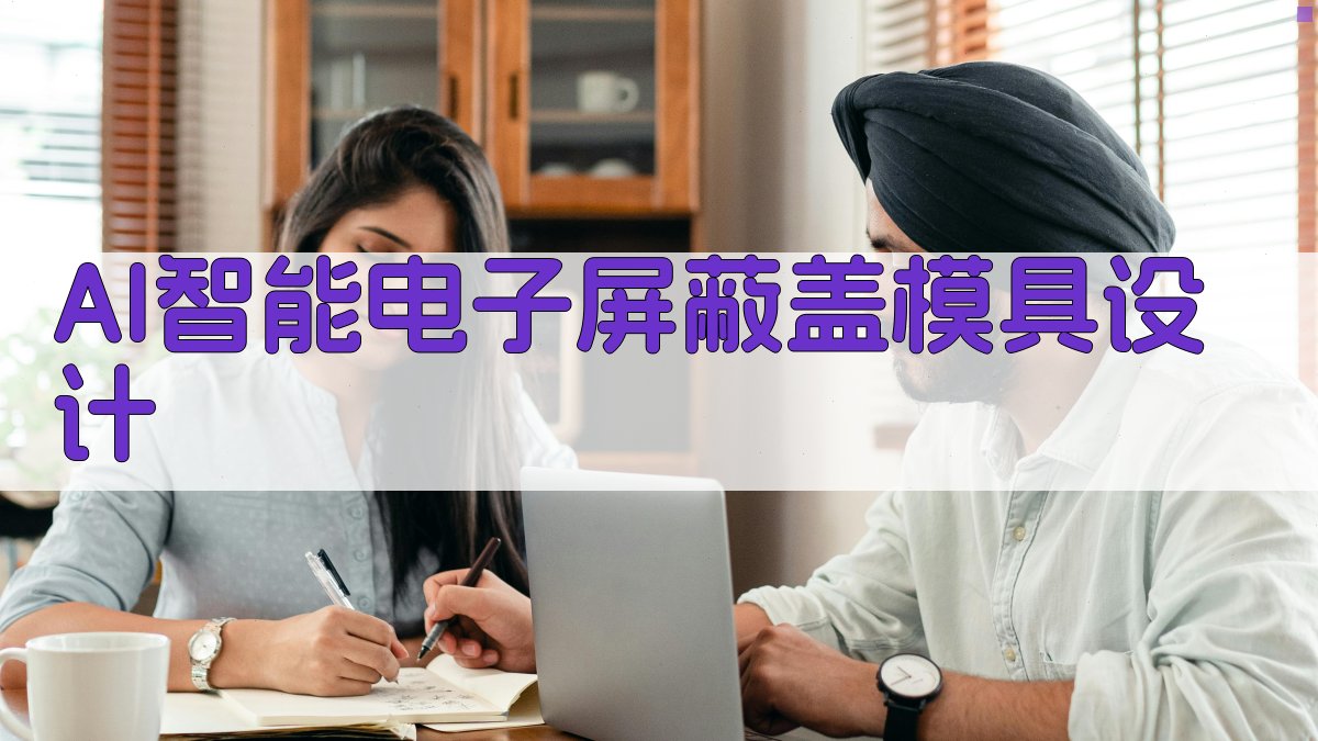 AI智能电子屏蔽盖模具设计